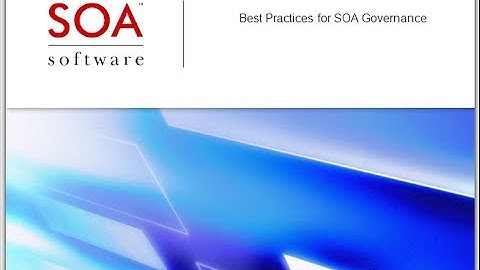 Best Practices for SOA Governance with Alistair Farquharson (SOA Summit)
