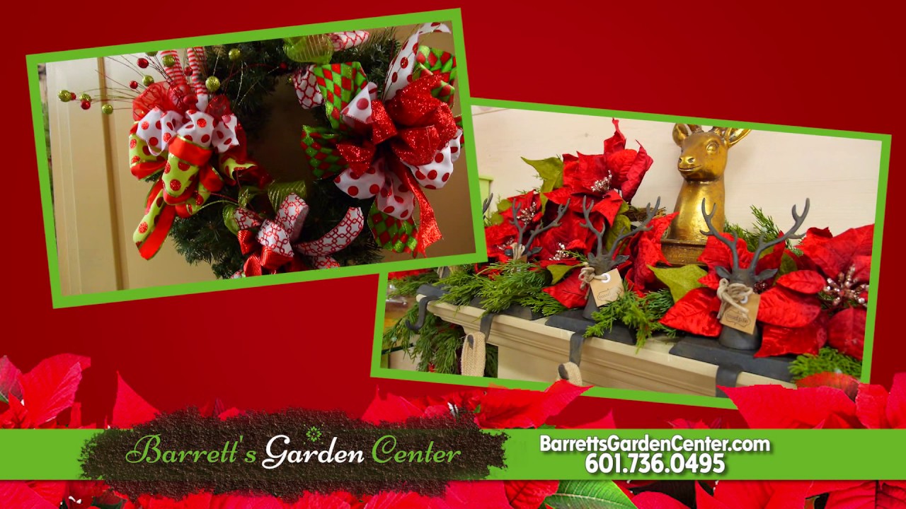 WDAM Commercial Barrett's Garden Center Holiday 16 YouTube