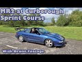 Taking my MR2 Around Curborough Sprint Course - Drone Footage