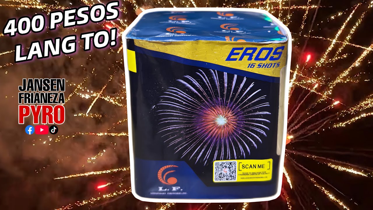 Eros 16 shots by Leegendary Fireworks | Christmas Eve 2025 Philippines 