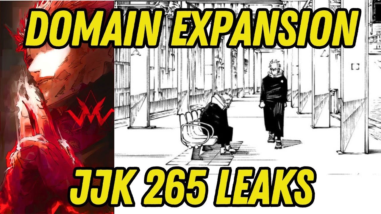 JJK 265 LEAKS! YUJI DOMAIN EXPANSION - YouTube