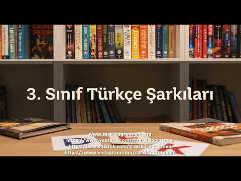 3. Sınıf Türkçe Okuma Becerileri şarkısı 1 — 3. Sınıf Türkçe eğitim şarkısı kapak görseli