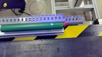 CYCJETGreen PE PPR PlasticPipe UV Fly Laser Marking Machine Laser Coding Machine Fiber Laser Printer