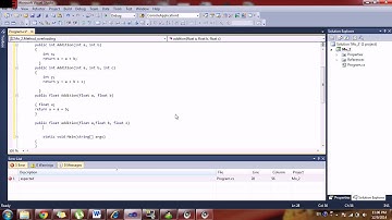 สอนการ Overloading Method in c#