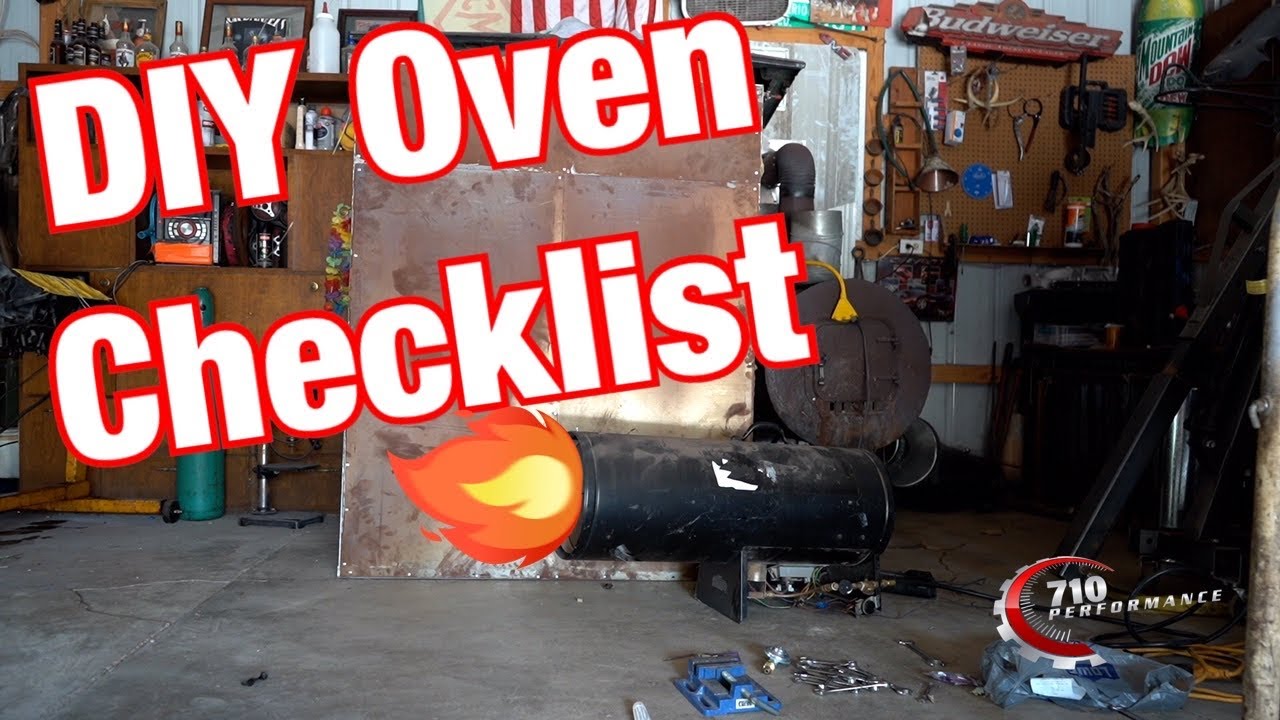 DIY Powder Coating Oven Build Checklist YouTube