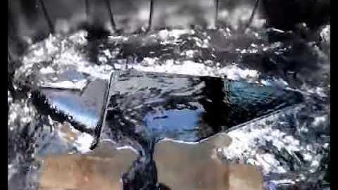 Mercury is so dense an iron anvil floats in it