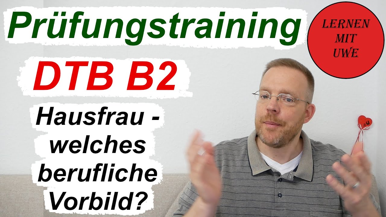Berufliches Vorbild B2 Beispiel Deutsch-Test für den Beruf B2 – 18a – Sprechen Teil 1 – Thema 4