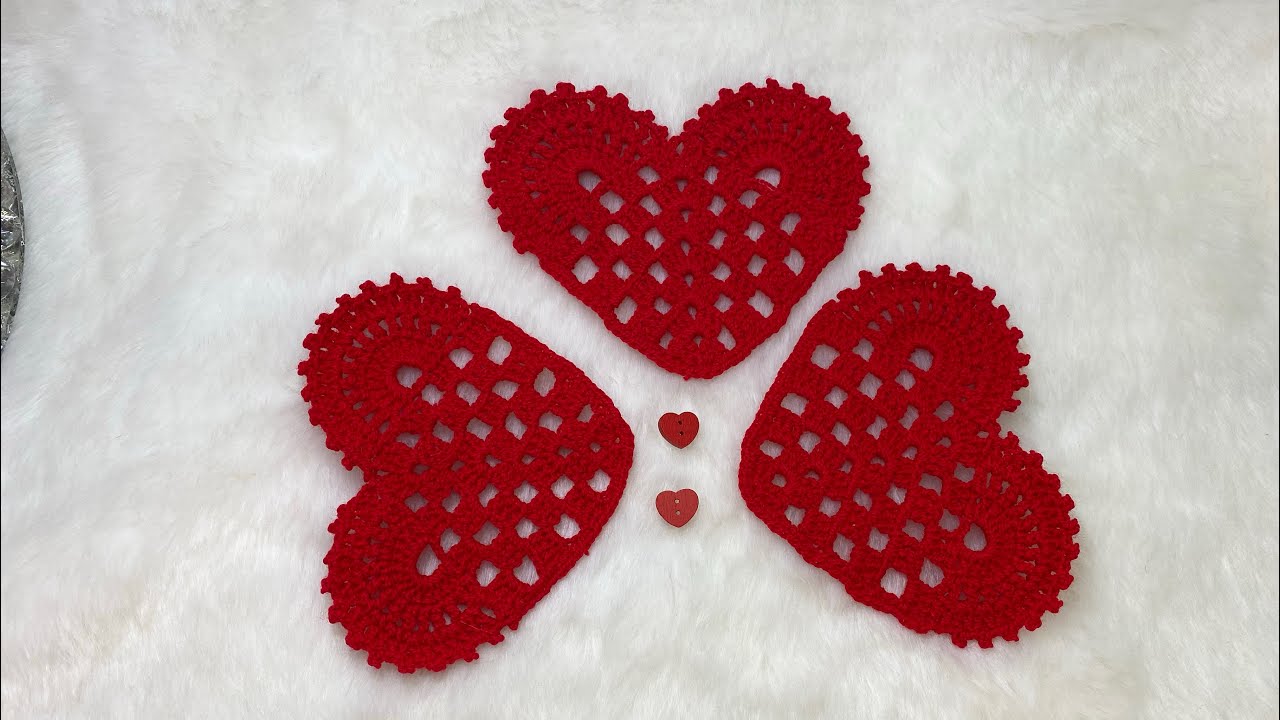 Teje Posavasos de corazón ♥️