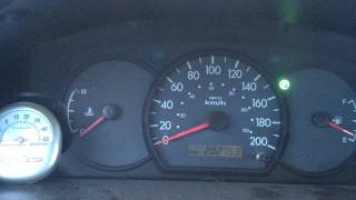 Kia Rio 2004 1.6 liter gas cold start at below -20C