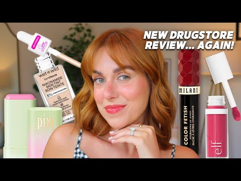 LET'S TRY THIS AGAIN... NEW DRUGSTORE MAKEUP *ROUND 2* // products I actually like 😂