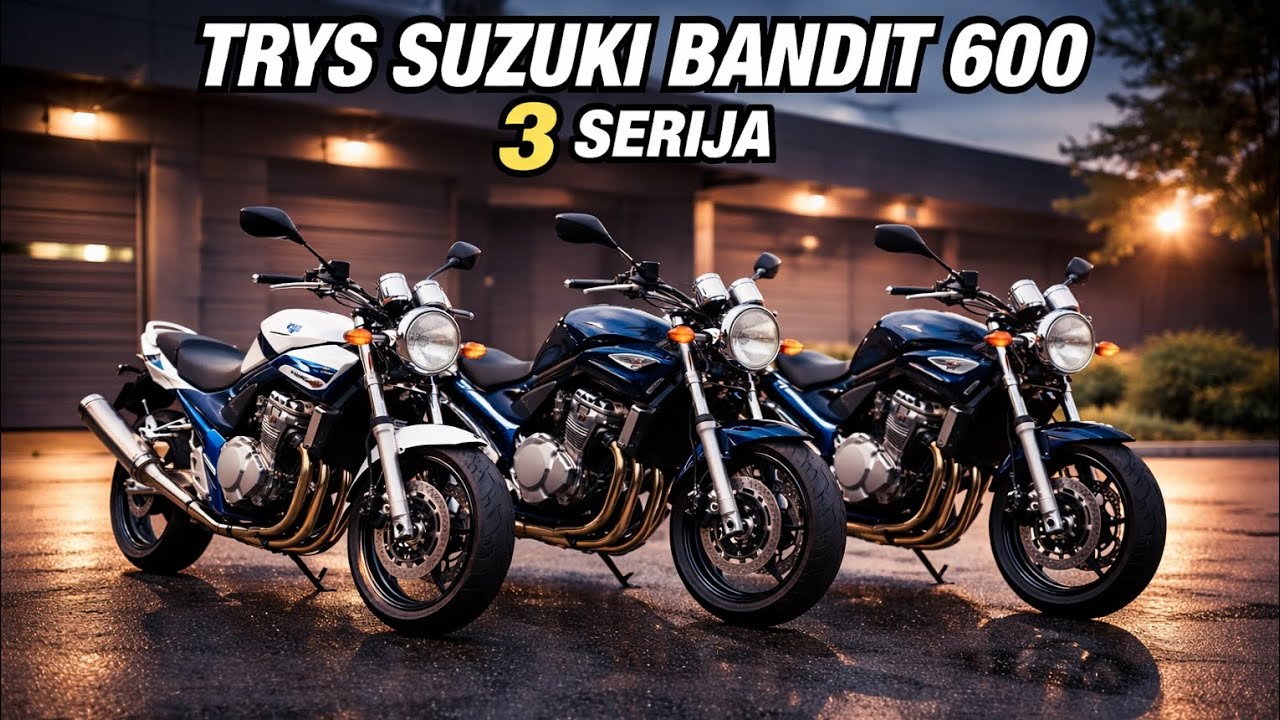 Trys suzuki gsf bandit. Ar pavyks prikelti dar vieną variklį? (3 serija)