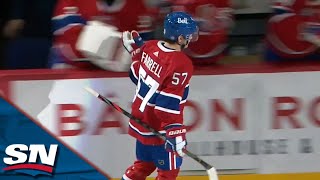 Canadiens' Farrell Scores First NHL Goal After Weird Deflection Sneaks Through