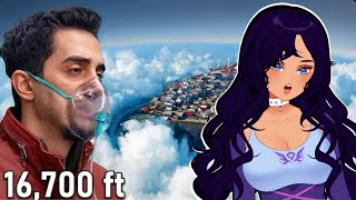 Visiting the Closest Town to Space (Life with 50% less oxygen)!! Reaction