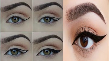 How to: PERFECT WINGED EYELINER every single time ! (Simple Beginner Friendly Technique) Top 5 Trick