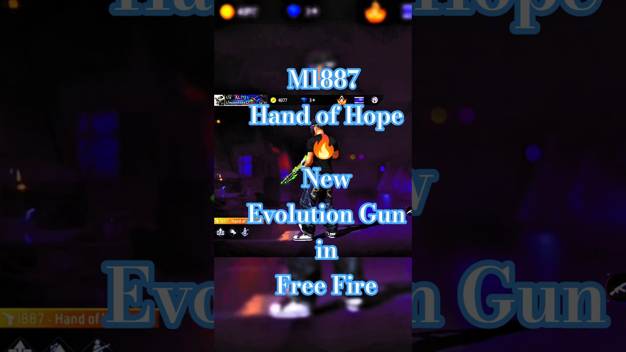 M1887 Hand of Hope 🔥 New Evolution Gun in Free Fire 