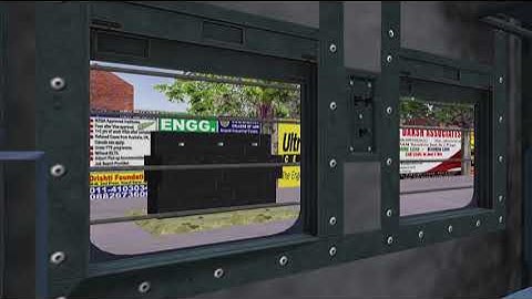 OPEN RAILS/MSTS TYPICAL STATION VEDIO ||NEW ROUTE