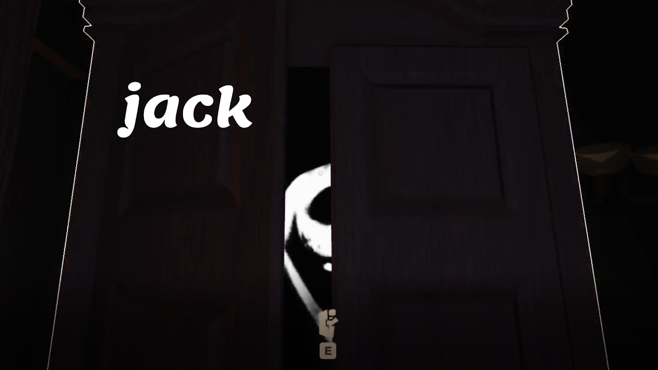 ROBLOX DOORS Jack (closet) YouTube