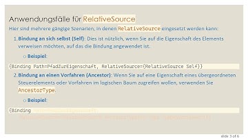 Meisterung von RelativeSource in WPF-Bindungen