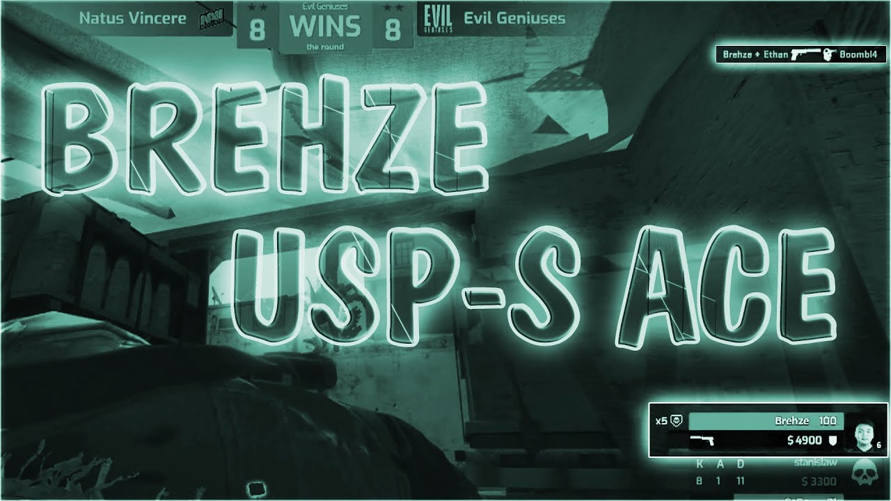Brehze USP-S ACE (5HS) vs NaVi [CS:GO]