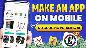 How to Make E-Commerce App on Mobile | No Code, Using AI (Hindi)
