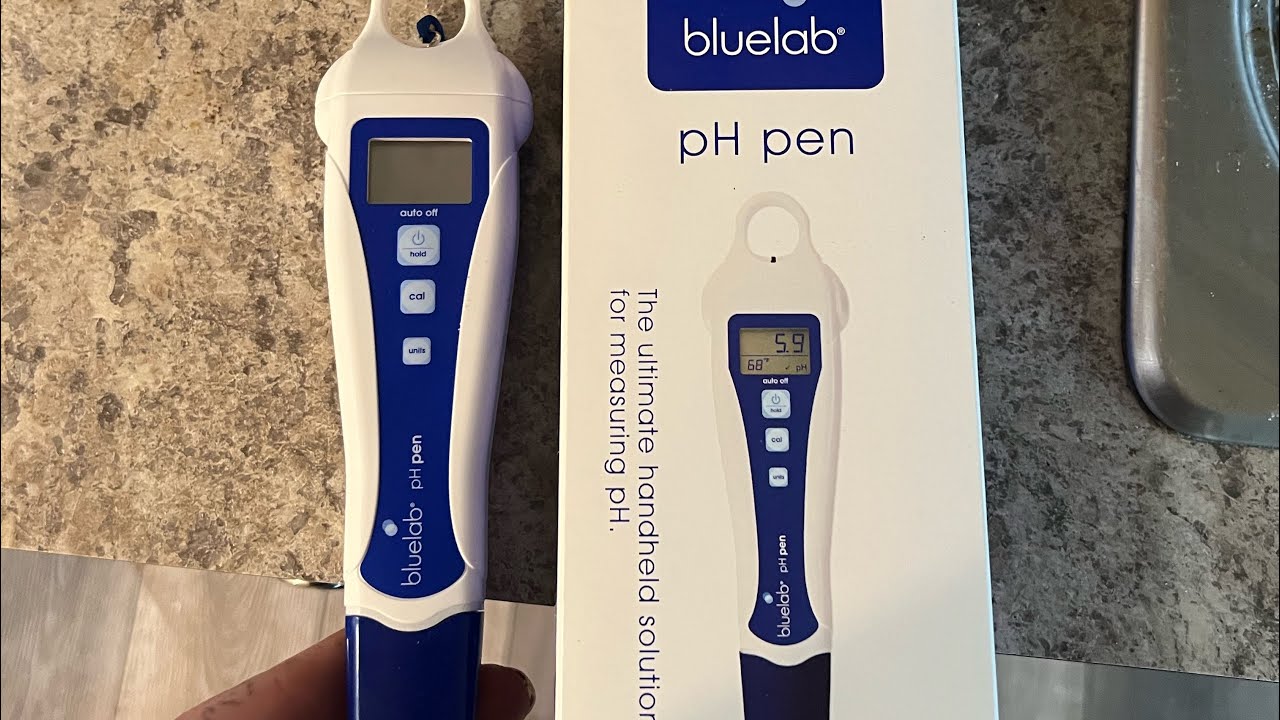 BLUE LAB PH PEN CALIBRATION ! 👍 phmeter gardening YouTube
