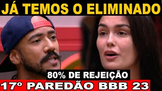 ENQUETE UOL REVELA QUEM VAI SAIR DO BBB 23 ENTRE RICARDO ALFACE E LARISSA NO 17º PAREDÃO DA EDIÇÃO