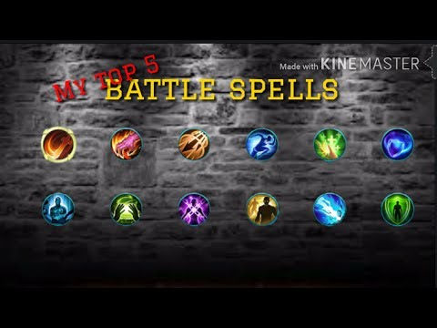 My Top 5 battle spells /Mobile legends - YouTube My Top 5 battle spells /Mobile legends - YouTube