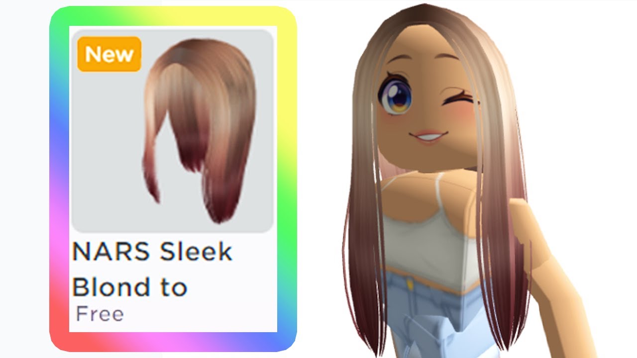 HOW TO GET FREE HAIR ON ROBLOX BLONDE! 