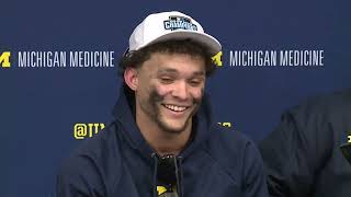 Michigan postgame press conference after beating Ohio State: Sherrone Moore, Roman Wilson, Loveland