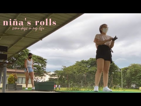 a few days in my life ☁️ driving range, coffee, uniform tailor