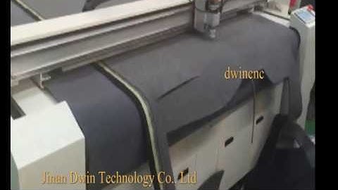 CNC vibration knife cutting machine with auto feeding