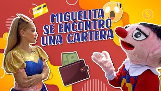 Miguelita se encontró una cartera  Bely y Beto