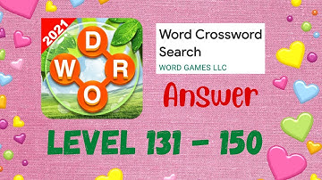 Word Crossword Search - Level 131-150 | TUTORIAL | ANSWER #wordcrosswordsearch #tutorial #answer