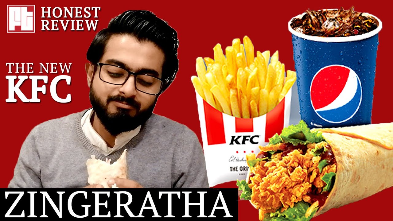 Kfc Zingeratha Honest Review Kfc S Zinger Paratha Roll