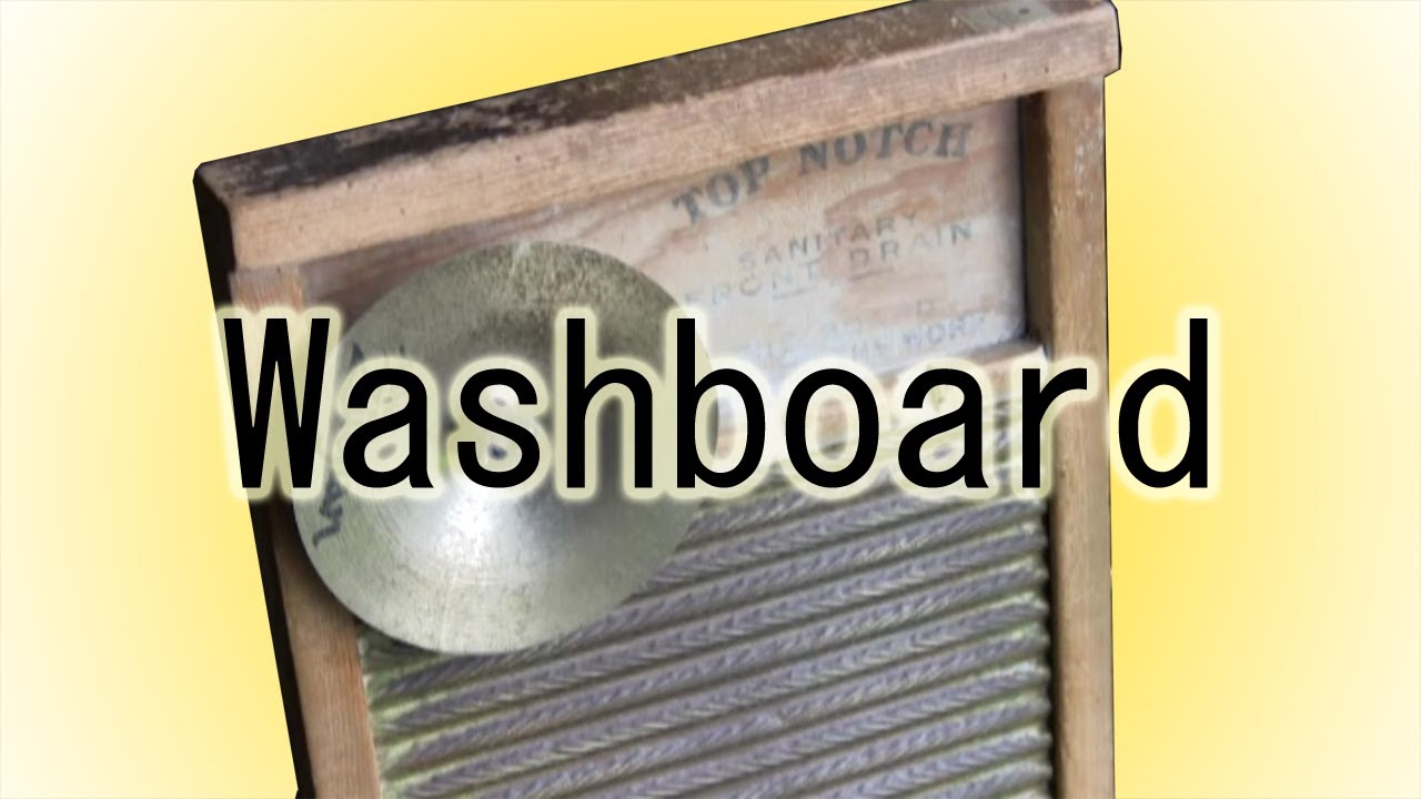 Zinc King Top Notch front drain sanitary washboard(Musical instrument