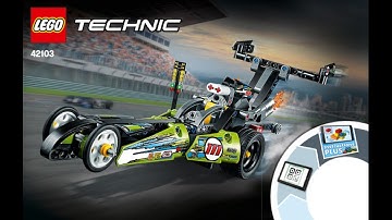 LEGO Instructions | Technic | 42103 | Dragster | Mainbuild