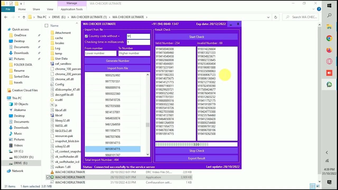 WA Number Filter and Checker ultimate software scan number in