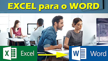 Como copiar uma tabela no Excel para o Word?