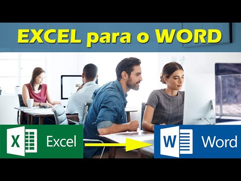 Vídeo: Como Transferir Do Excel Para O Word