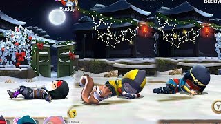 Clumsy Ninja sleep on the ground | BuddyFun screenshot 5