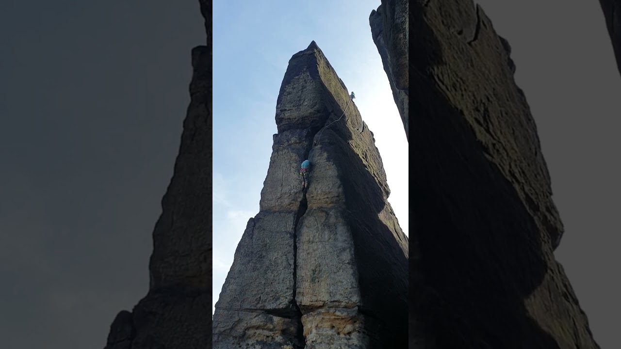 Elbsandstein - Wolfsspitze - Felsensportweg VIIc - holla die Waldfee