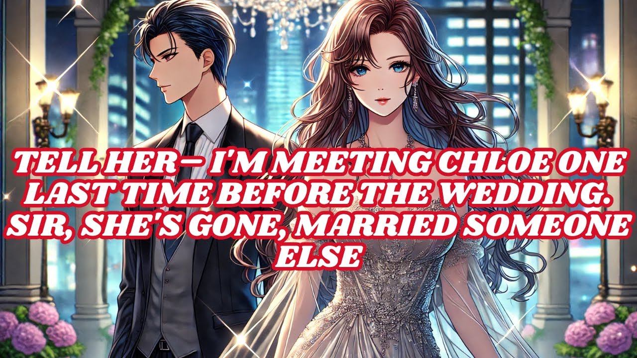 СКАЖИ ЕЙ – Я ВСТРЕЧАЮСЬ С ХЛОЕЙ В ПОСЛЕДНИЙ РАЗ ПЕРЕД СВАДЬБОЙ. СЭР, ОНА УШЛА, ВЫШЛА ЗАМУЖ ЗА ДРУ...