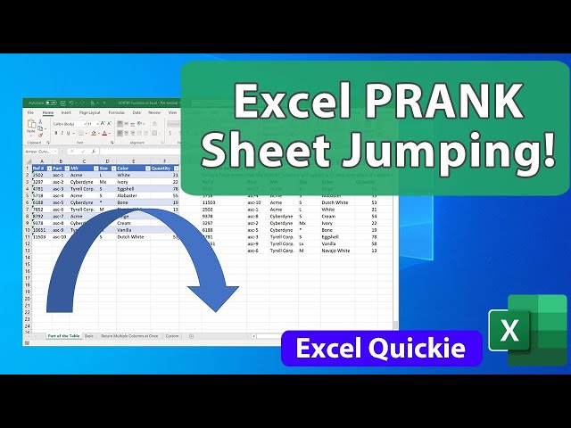 Day 3: Excel Pranks, Simple Rick Roll  Everything Excel – The Microsoft  Excel Place