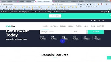 How to Set Domain Search Section Integrate with WHMCS at "VirtuSky WordPress Theme"