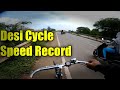 🚴😱🔥 Desi Cycle Speed Record |Etna Speed | New