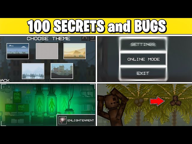 😍 ALL 100 SECRETS and BUGS of the NEW UPDATE 23.0! - Melon Playground Sandbox class=