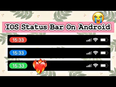 Colorful Super Status Bar | Status Bar Ios On Android