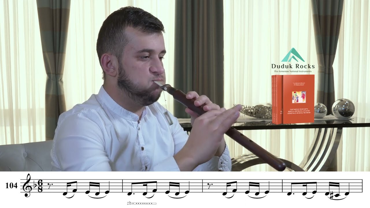 Nubar Nubar (Նուբար-Նուբար) Armenian Duduk Method Page 72 Nr104 Duduk School lessons 