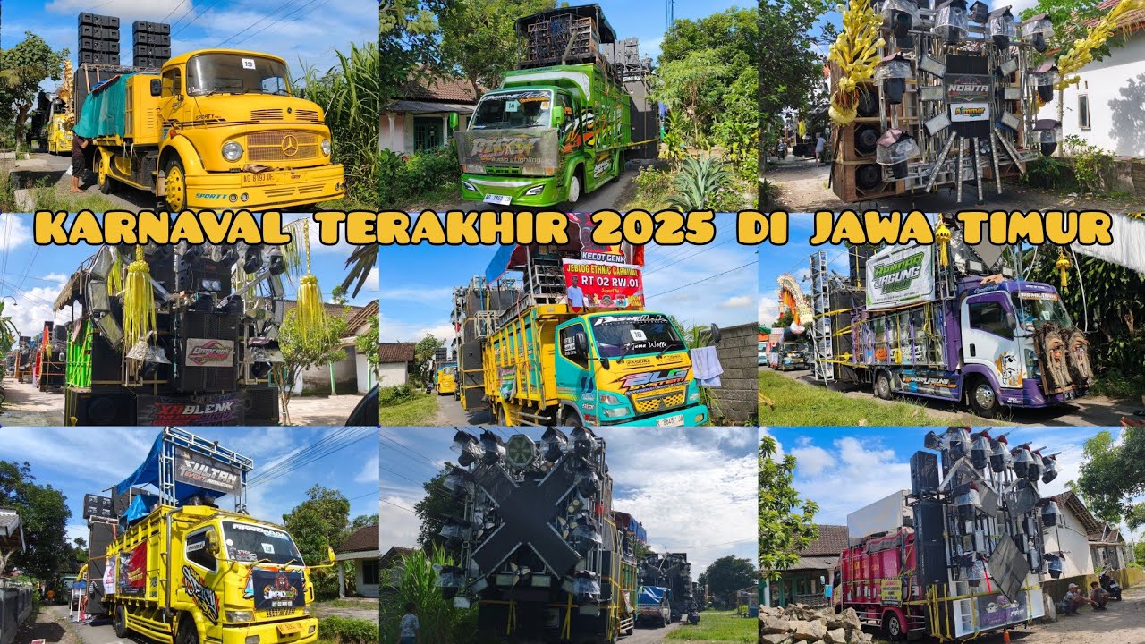 Daftar hadir sound system karnaval desa jeblog talun Blitar maaf ya dulur yang ngonten istri saya 🙂🙏