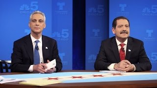 Chicago Mayoral Debate 2015 March 16 2015 Mayor Rahm Emanuel vs Jesus Chuy Garcia
